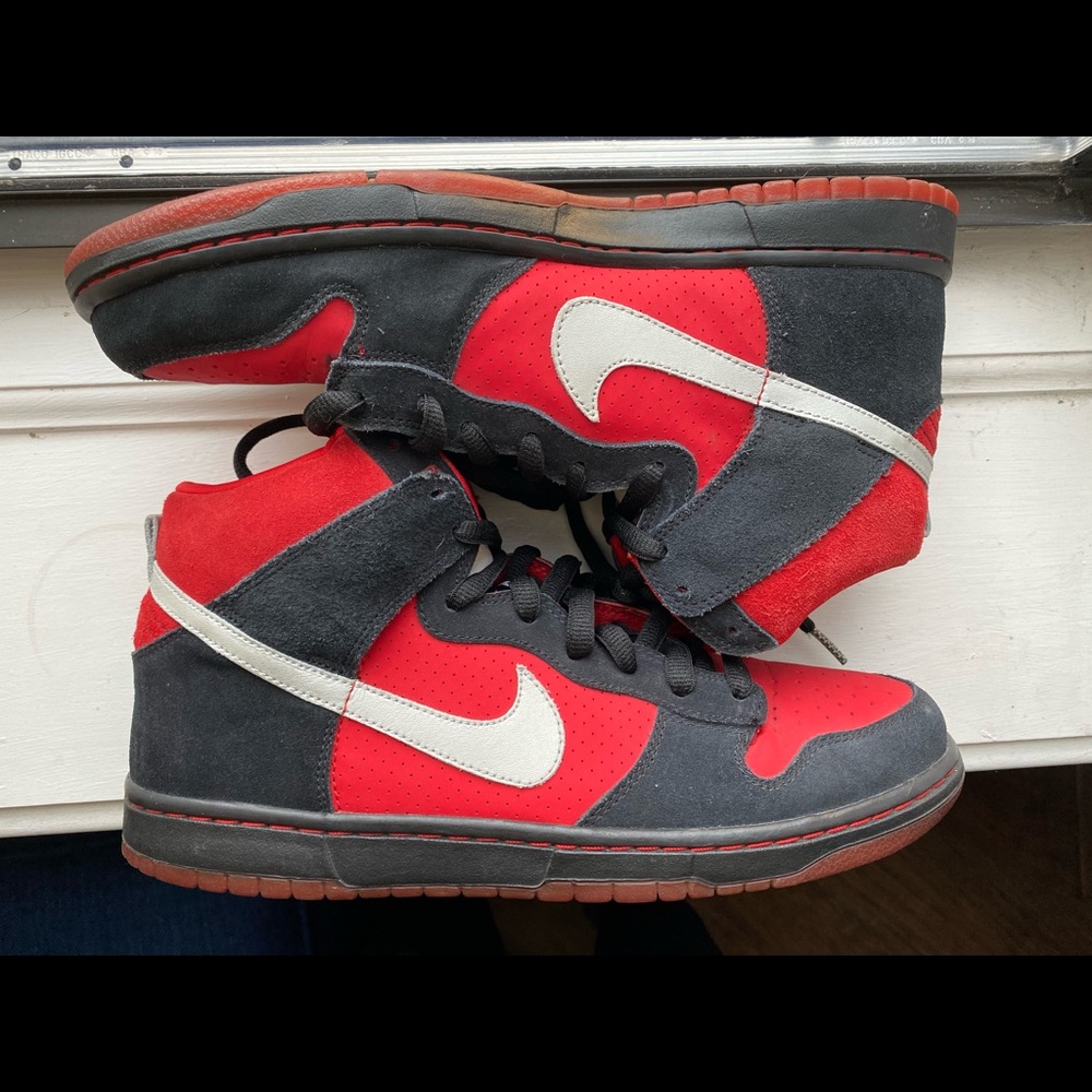 Nike SB Dunk High - Sport Red - Size 11